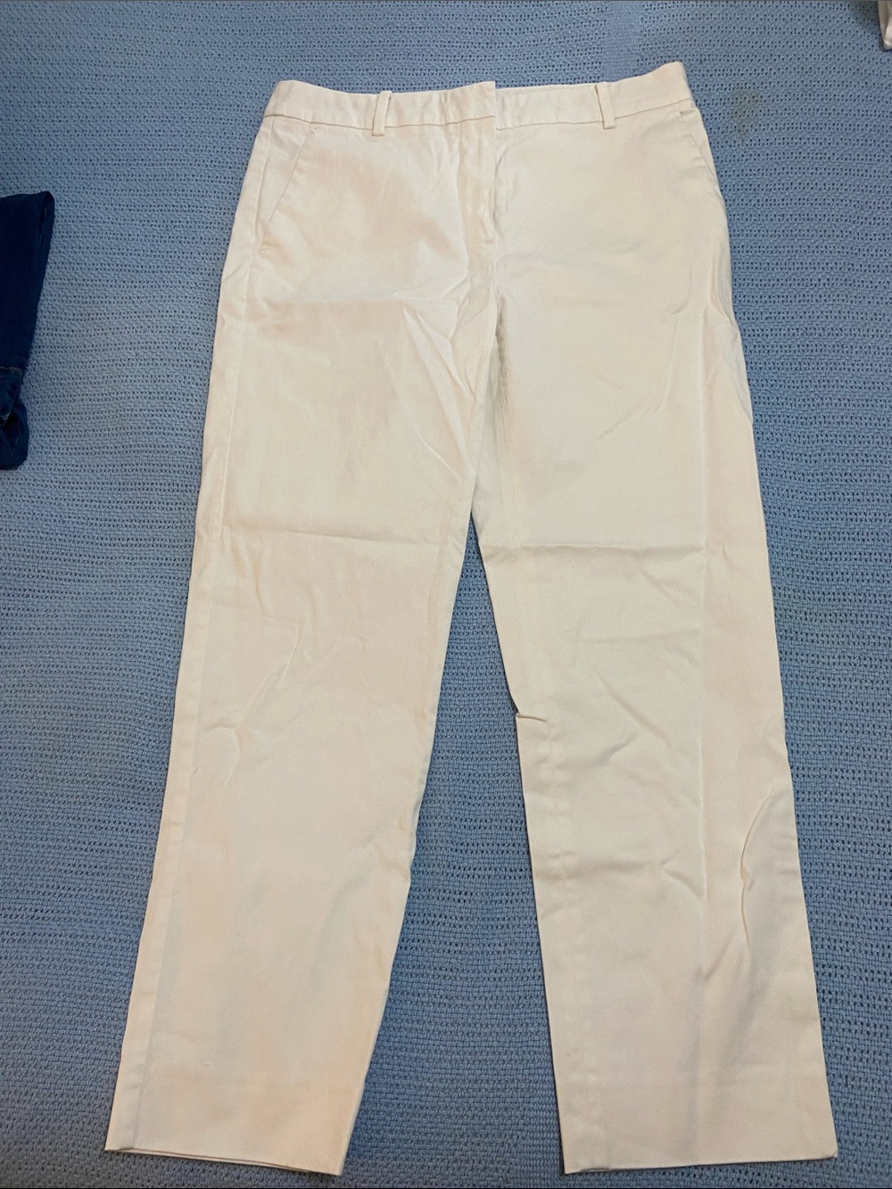 MaxMara Cream Straight-Leg Chinos